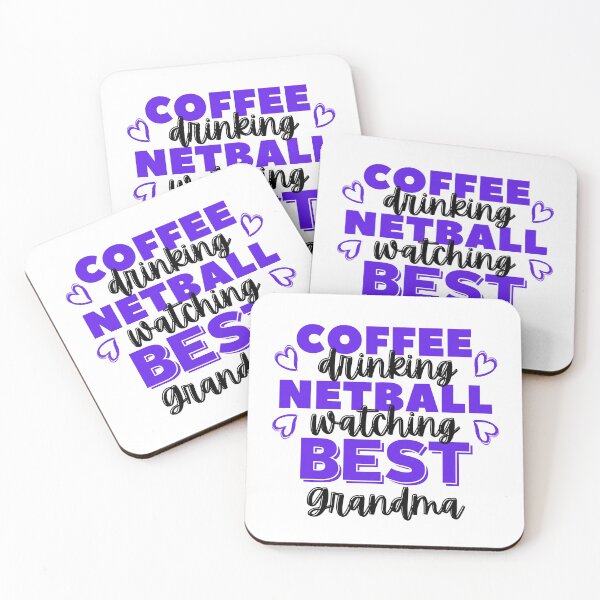 Item preview, Coffee drinking. Netball watching. Best grandma designed and sold by TheGreenGoat.
