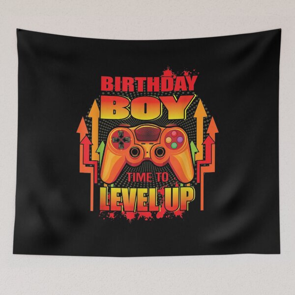 Item preview, Birthday Boy Time To Level Up Video Gamer Birthday Gift  designed and sold by lolahomya.