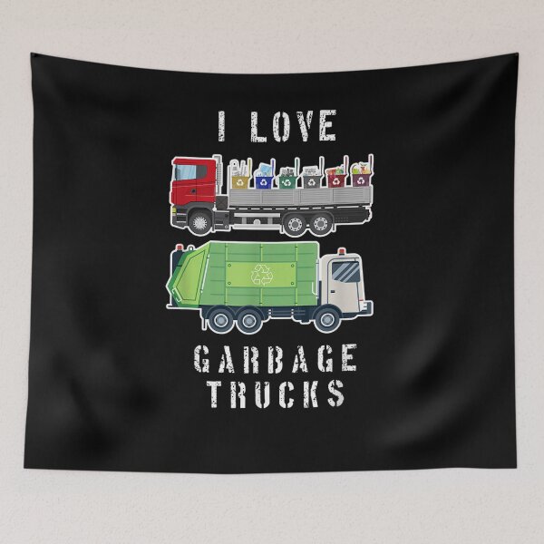 Item preview, I Love Garbage Truck Recycling Trash Recycle  designed and sold by lolahomya.