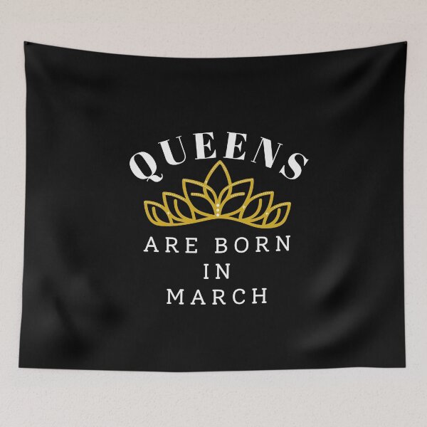 Item preview, Queens Are Born In March designed and sold by SunfullyYours.