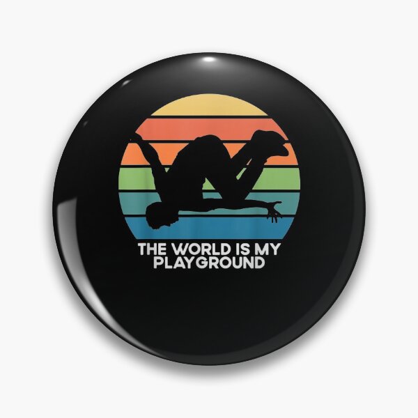 Item preview, Parkour Free Running World Is My Playground Silhouette Gift  designed and sold by lolahomya.