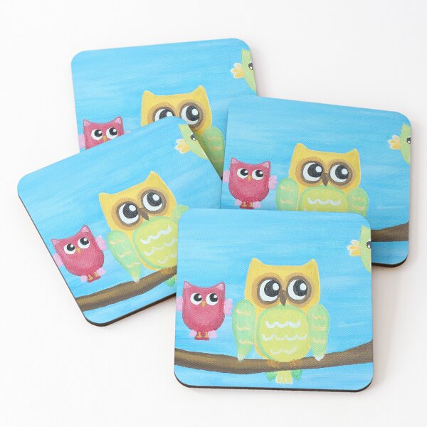 Item preview, Owl Family on tree II designed and sold by artshop77.
