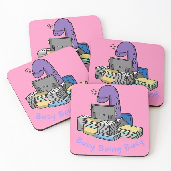 Item preview, Busy Being Busy, Busy Dinosaur, Busy Office Worker, Home Schooling designed and sold by HomeConscious.