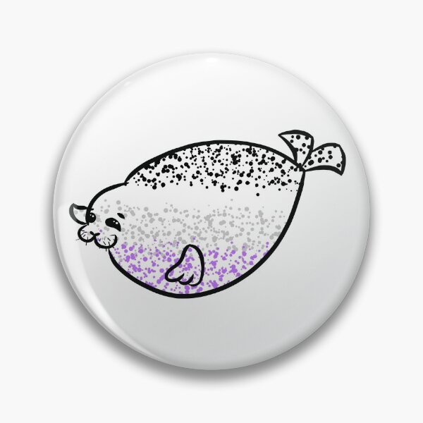 Item preview, Playful Yuki the Seal (asexual edition) designed and sold by Zavariell.
