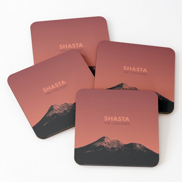 Item preview, Mount Shasta Silhouette Art - US Gift designed and sold by PilgrimageShop.