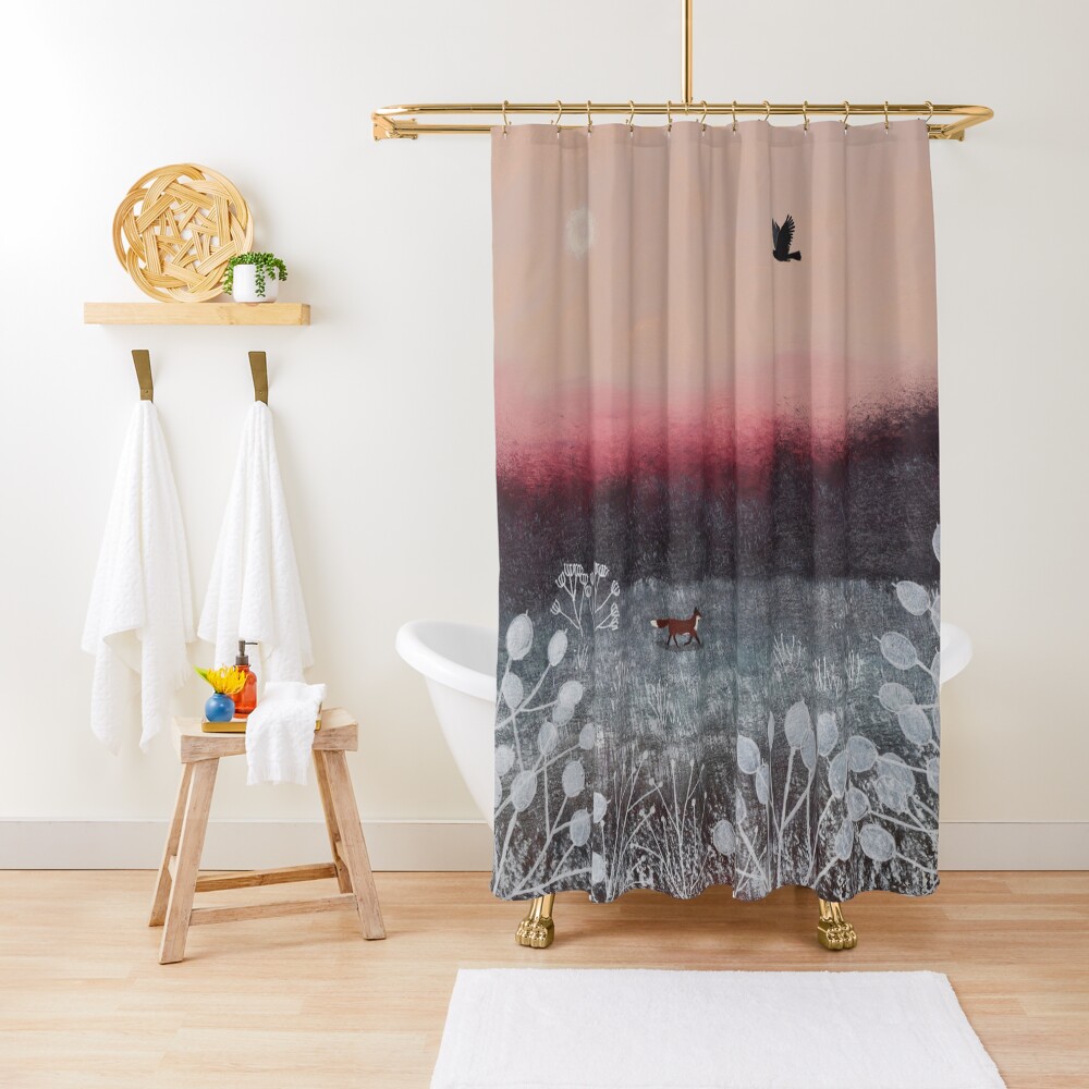 Frosty Dawn Shower Curtain