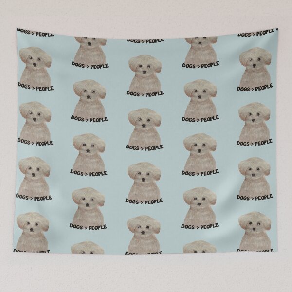 Item preview, Dogs over people Dogs are grater than people Watercolor cute dachshund puppy  designed and sold by WatercolorFun.