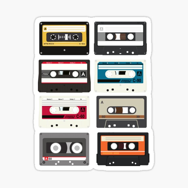 Cassette Tapes Sticker