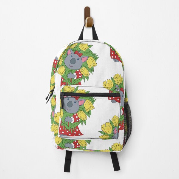 Item preview, Koala with yellow tulip flowers bouquet. designed and sold by Yovin11.
