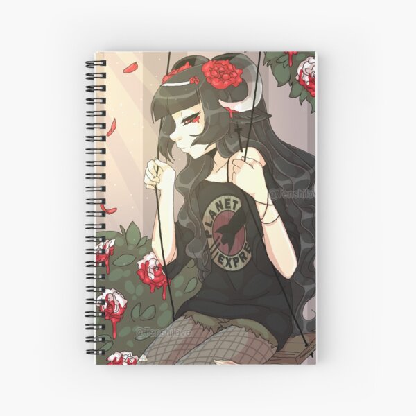 Sadness Spiral Notebook by Harukuradesu0