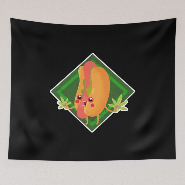 Item preview, Food Hotdog Sandwich Cannabis Gift designed and sold by TTFMerch.