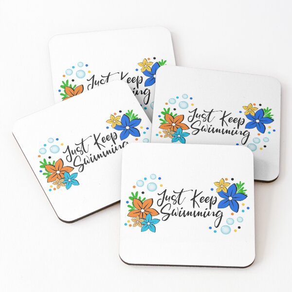 Item preview, Just Keep Swimming designed and sold by KrisInStitches.