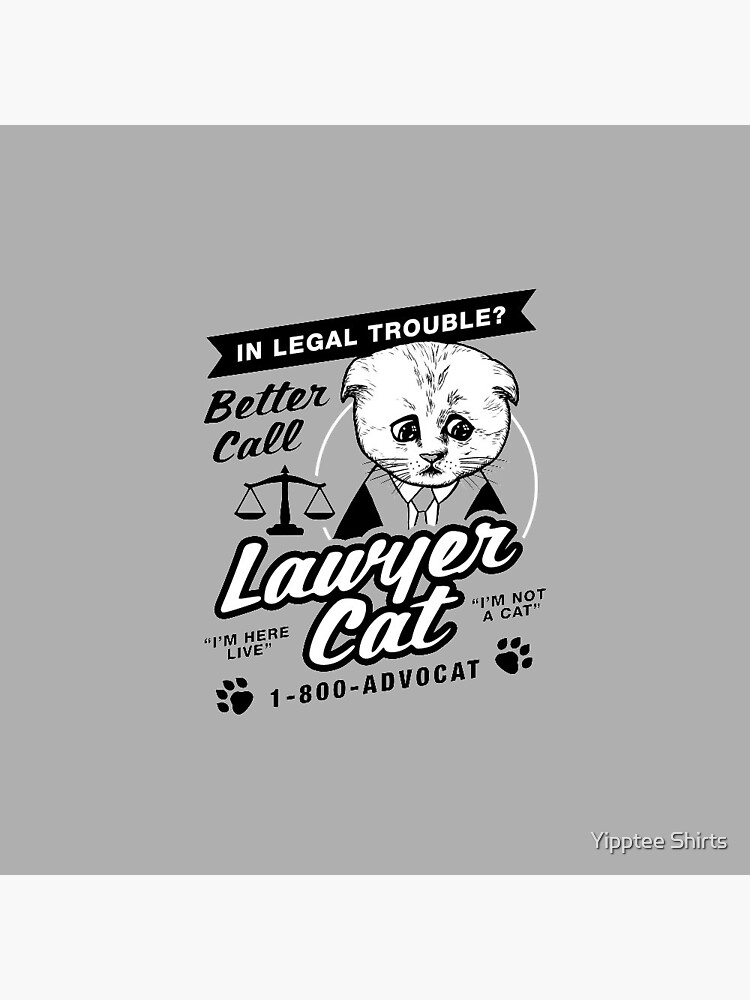 cat lawyer t shirt