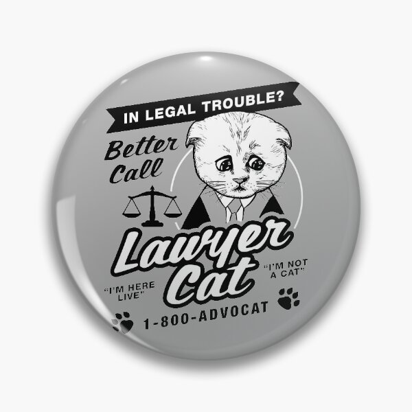Item preview, Lawyer Cat designed and sold by Yipptee Shirts.