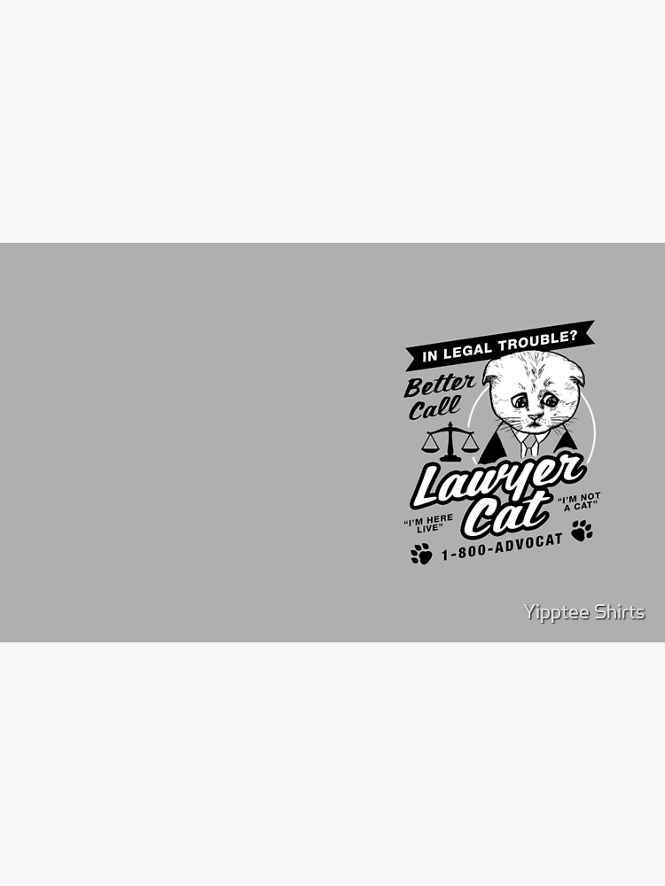 Lawyer Cat by dumbshirts