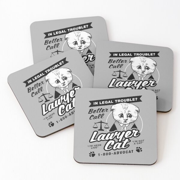 Item preview, Lawyer Cat designed and sold by Yipptee Shirts.