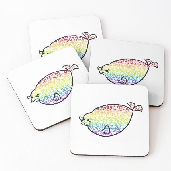 Item preview, Playful Yuki the Seal (rainbow pride edition) designed and sold by Zavariell.