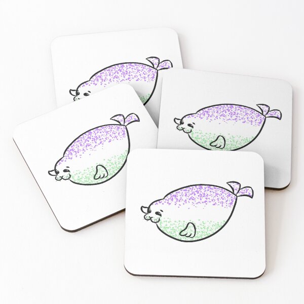 Item preview, Playful Yuki the Seal (genderqueer edition) designed and sold by Zavariell.