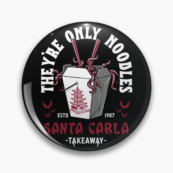 Item preview, They're Only Noodles - Santa Carla Chinese Food - Retro Vampire Horror designed and sold by Nemons.