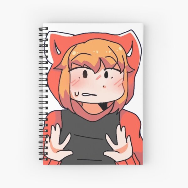 Arsenal Roblox Spiral Notebook By Jak Son Redbubble - red panda roblox