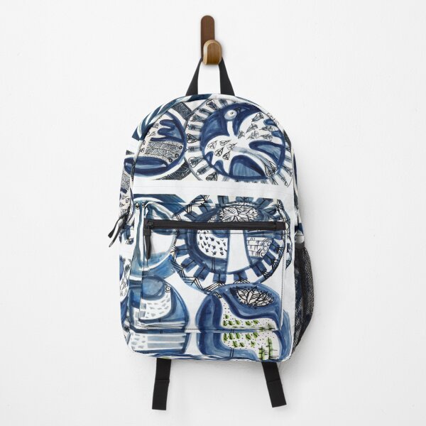 Item preview, Stylized Blue Birds designed and sold by Niness-Studio.