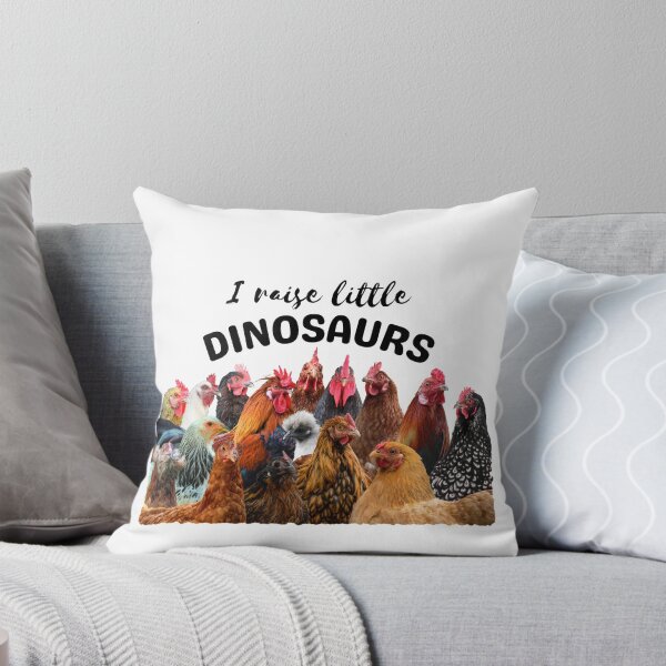 Item preview, I raise little dinosaurs. Hens and roosters posing for the camera, adorable designed and sold by Orianah.