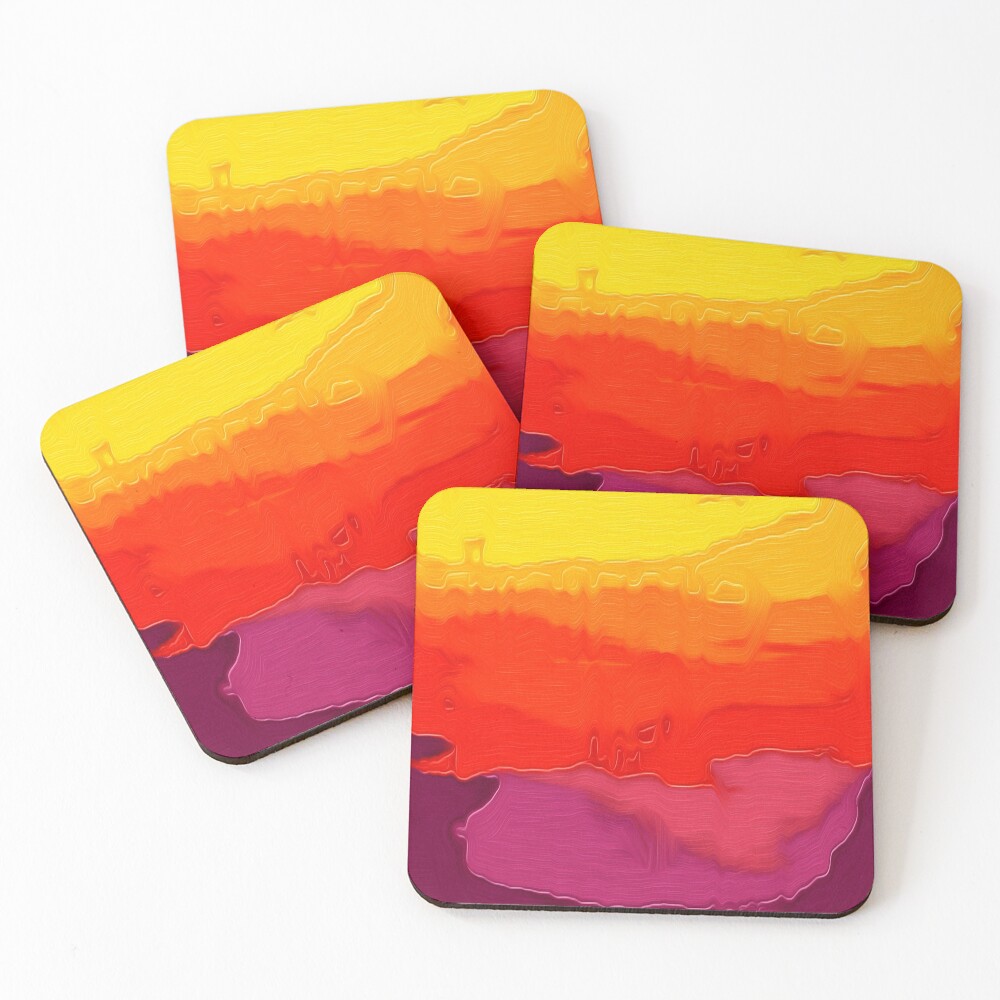 Sunset Coasters (Set of 4)