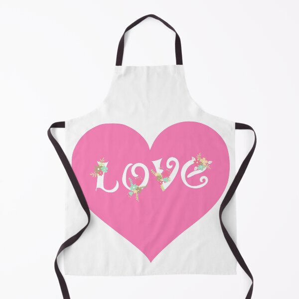 Item preview,  Love Floral Text in a Cute Pink Heart designed and sold by joseartgel.
