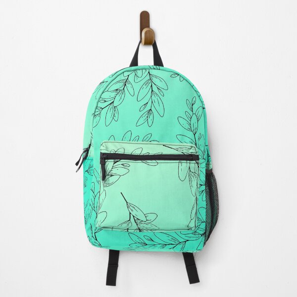 Item preview, foliage pattern turquoise designed and sold by sarahnanziri.