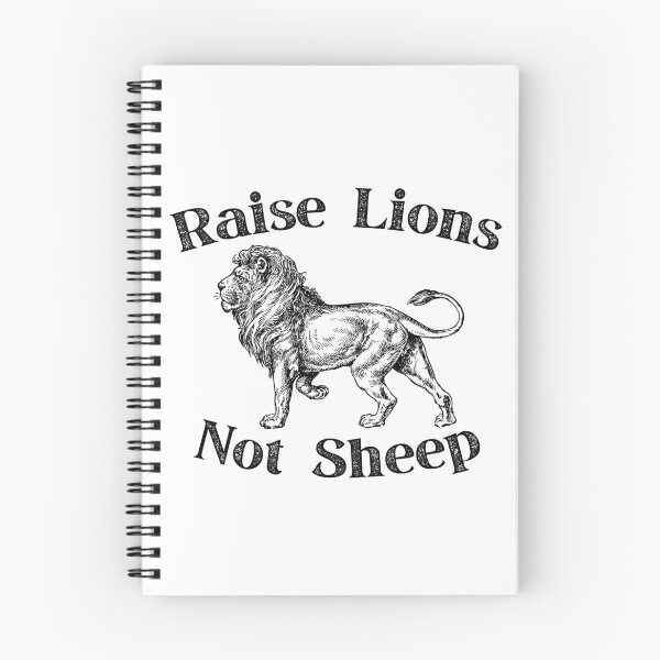 Item preview, Raise Lions Not Sheep Design 1 designed and sold by SweetAndSpice.