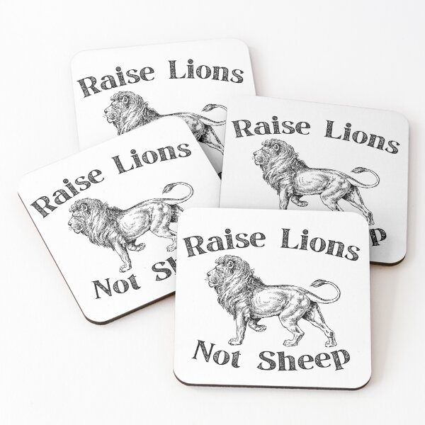 Item preview, Raise Lions Not Sheep Design 1 designed and sold by SweetAndSpice.