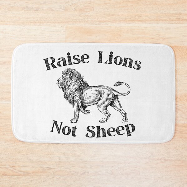 Item preview, Raise Lions Not Sheep Design 1 designed and sold by SweetAndSpice.