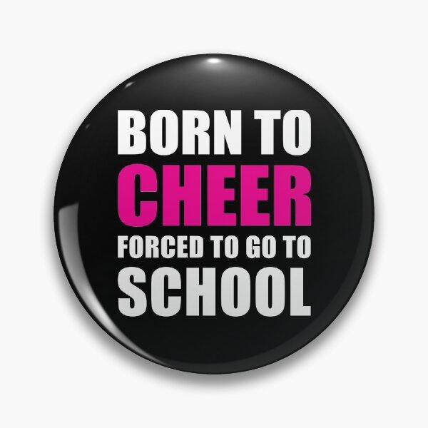 Item preview, Born to Cheer Forced to Go To School designed and sold by TendyTees.