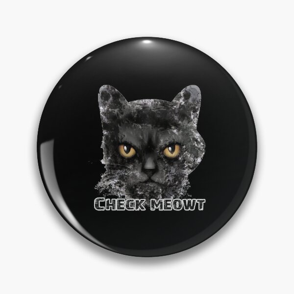 Item preview, Check Meowt, Cat Lover, Funny Cat, Black Cat designed and sold by oussimakh.