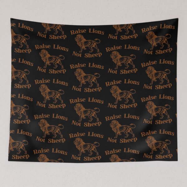 Item preview, Raise Lions Not Sheep Design 2 designed and sold by SweetAndSpice.