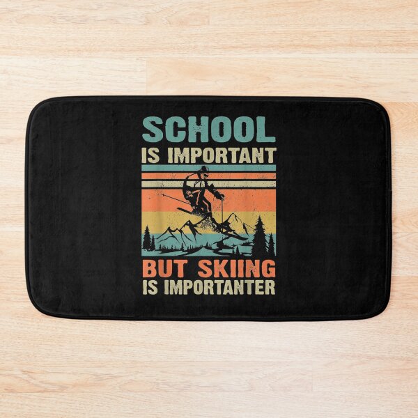 Item preview, Vintage School Is Important But Skiing Is Importanter Gifts  designed and sold by ninapfvu.