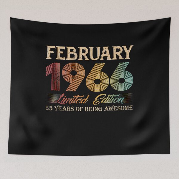 Item preview, February 1966 Distressed 55 Year Old 55th Birthday Gift  designed and sold by ninapfvu.