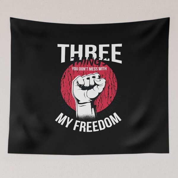 Item preview, Three things freedom designed and sold by BubbleMerchON.