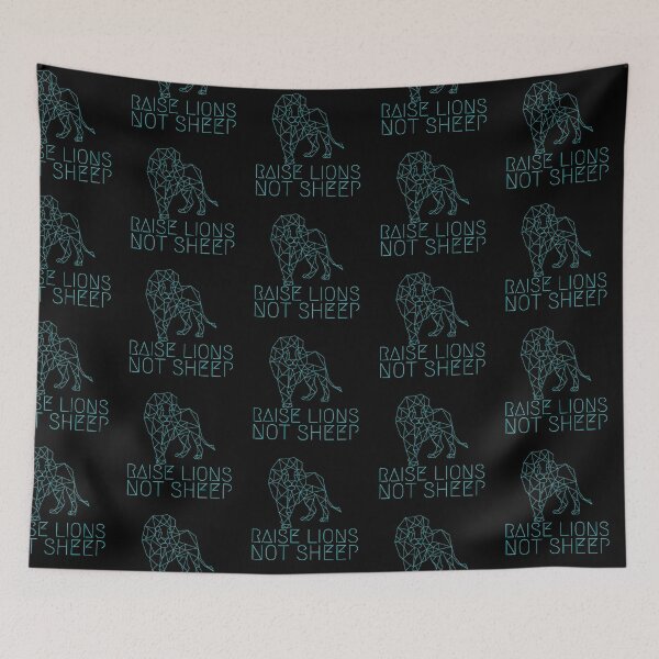 Item preview, Raise Lions Not Sheep Design 3 designed and sold by SweetAndSpice.