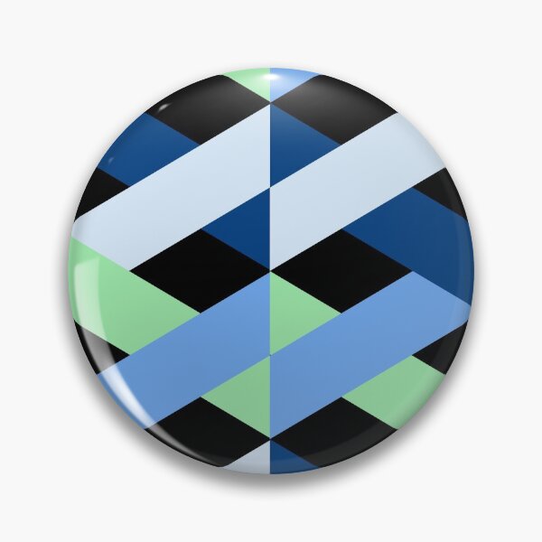 Item preview, Stealth Boyflux Pride Art Lattice Print designed and sold by Rain Gardens.