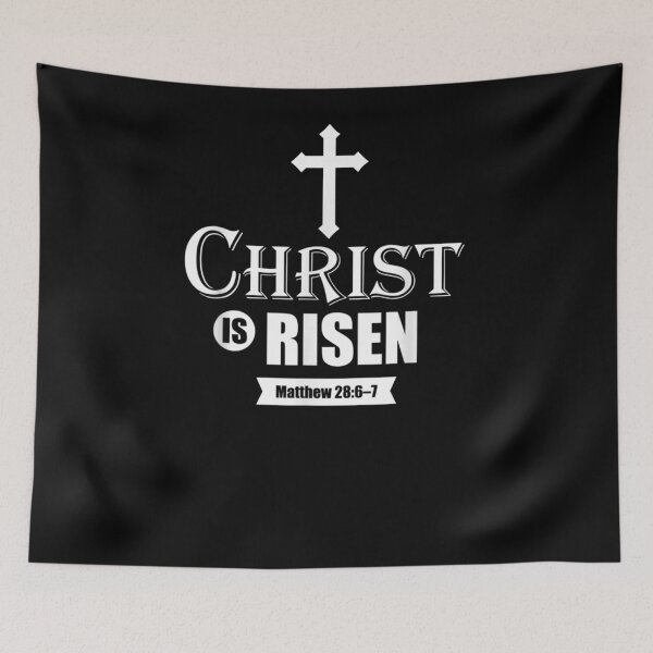 Item preview, Easter Gift Christ Is Risen Bible Verse Cross Christian  designed and sold by ninapfvu.