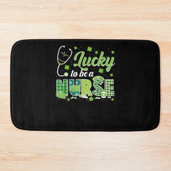 Item preview, Nurse St Patrick's Day Lucky To Be A Nurse Shamrocks Plaid  designed and sold by ninapfvu.