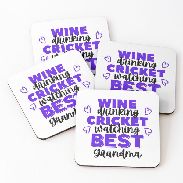 Item preview, Wine drinking. Cricket watching. Best grandma designed and sold by TheGreenGoat.