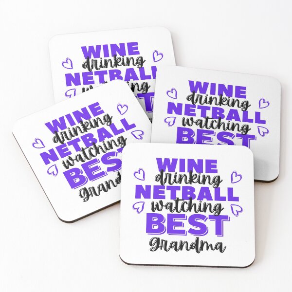 Item preview, Wine drinking. Netball watching. Best grandma designed and sold by TheGreenGoat.