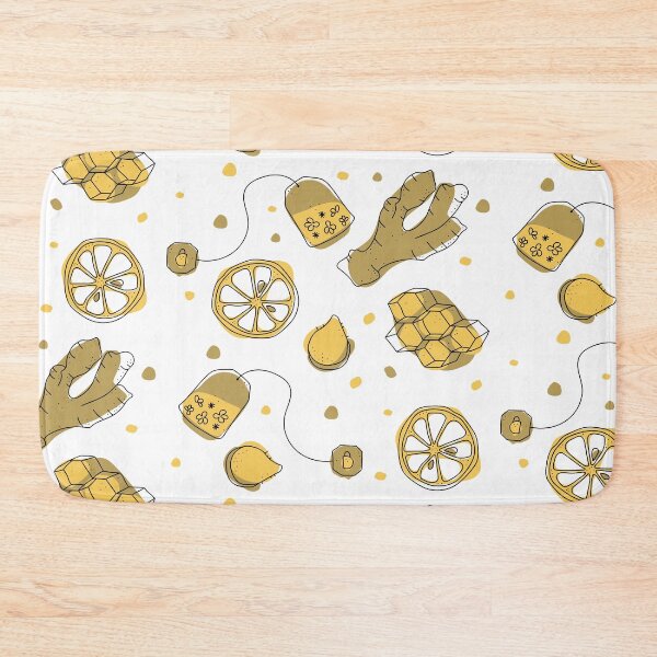Item preview, Lemon ginger tea pattern designed and sold by MarcinkuGreta.