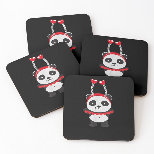 Item preview, Cute Panda Headband Hearts Valentines Day Gifts Kids Boys designed and sold by charissamo77.