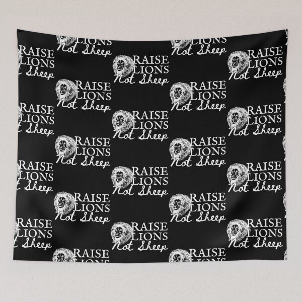 Item preview, Raise Lions Not Sheep Design 5 designed and sold by SweetAndSpice.