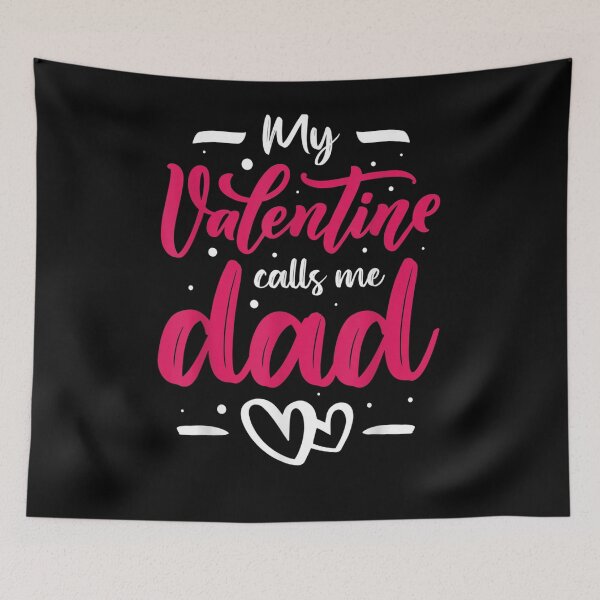 Item preview, Mens My Valentine Calls Me Dad Valentine's Day Dad Husband Gift designed and sold by charissamo77.
