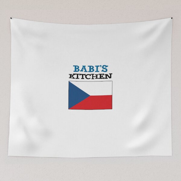 Item preview, Babi's Kitchen Featuring Czech Flag designed and sold by jaycartoonist.