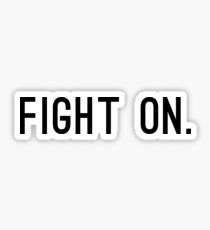 fight on Sticker
